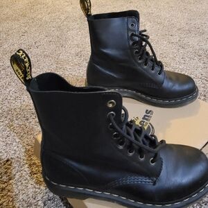 Dr. Martens Black Leather Boots